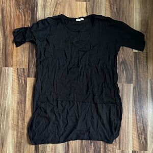 Stark X Black Short Sleeve Tunic Top